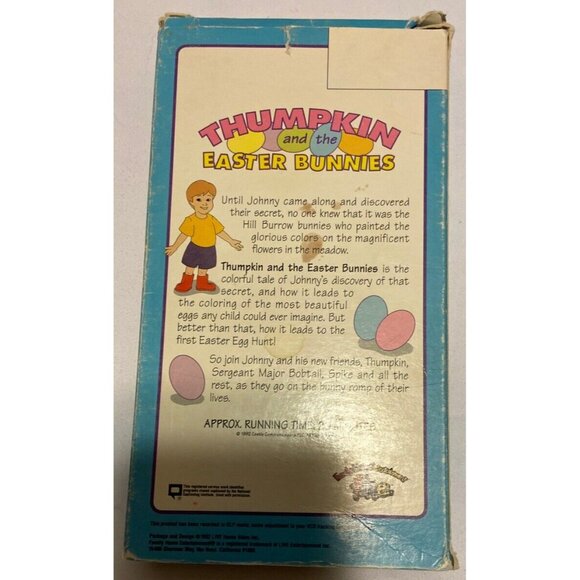 2 VHS Thumpkin And The Easter Bunnies & Here Comes Peter Cottontail - Picture 5 of 5